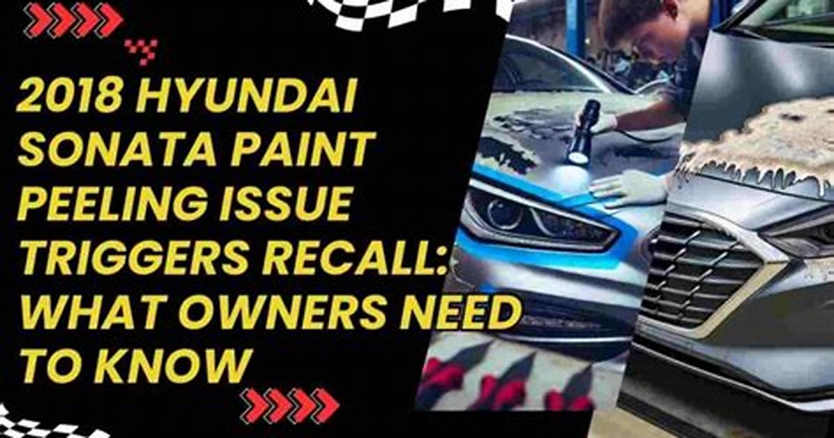 2015 Hyundai Sonata Paint Recall: Uncover the Hidden Truths