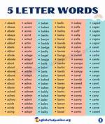 5 Letter Words Starting with Aor