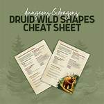 A Comprehensive Guide to 5E Druid Wild Shape