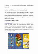 A Culinary Journey of Freshness and Sustainability