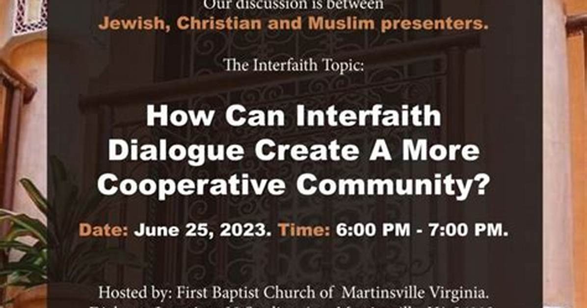 A Journey of Interfaith Dialogue and Community Building