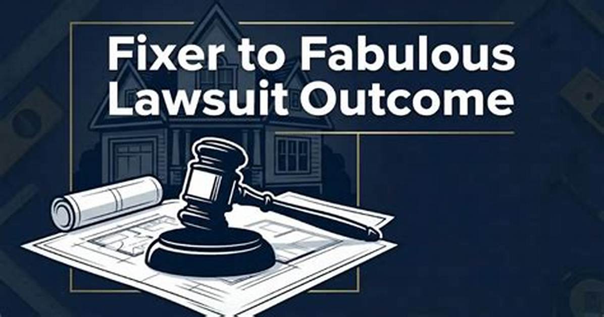 Achieving "Fixer to Fabulous Lawsuit Outcome"