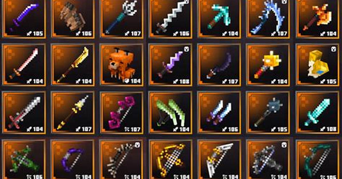All Unique Items in Minecraft Dungeons