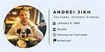 Andrei Jikh Biography, Career, and Net Worth