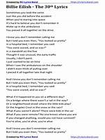 Billie Eilish Tv, 'The 30Th' Lyrics: New Song Meaning, Quotes