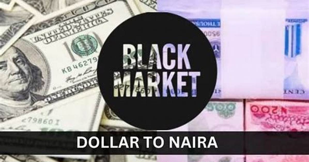 Black Market Dollar to Naira Exchange Rate Today 21St December 2023