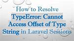 Cannot Access Offset of Type String on String [Dup