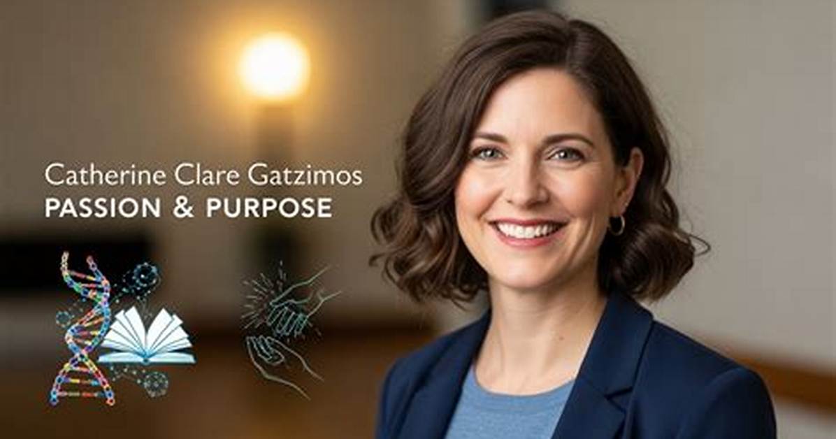 Catherine Clare Gatzimos: the Journey of a Remarkable Individual