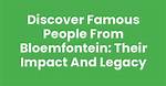 Discover Famous People and Their Impact
