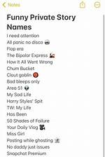 Discover Irresistible Funny Snapchat Private Story Names