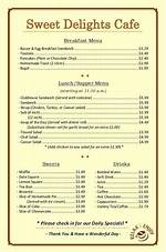 Discover the Sweetest Cafe Menu Delights