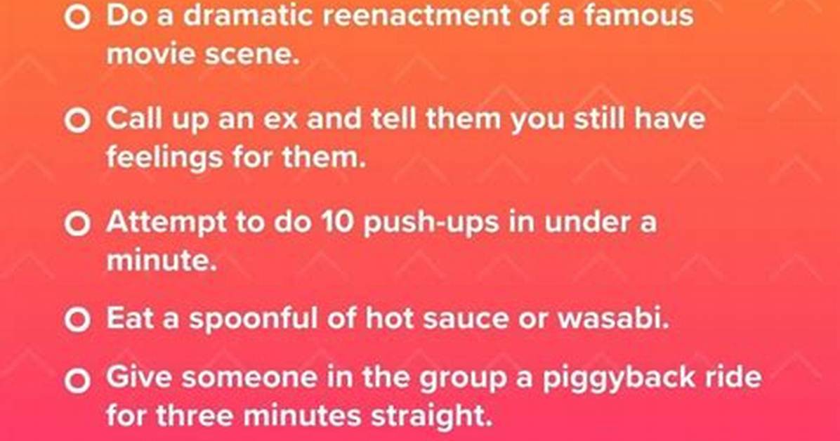 Exciting and Harmless Dares for Your Boyfriend over Text