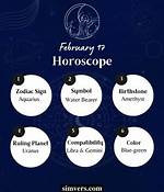February 17 Zodiac Horoscope Birthday Personality