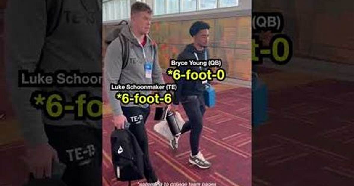 He Look Like an 8Th Grader Bryce Youngs Appearance at Nfl Combine Sparks Hilarious Meme