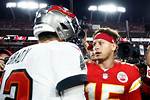 Hilarious: Tom Bradys Reaction to Patrick Mahomes Tweet on His Simulcam 40-Yard Dash Com