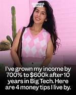 How Has She Grown Her Income over the Year's? |