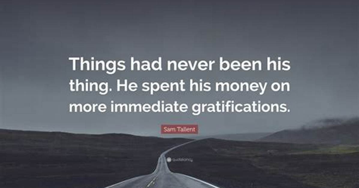 How He Spent His Money? ·