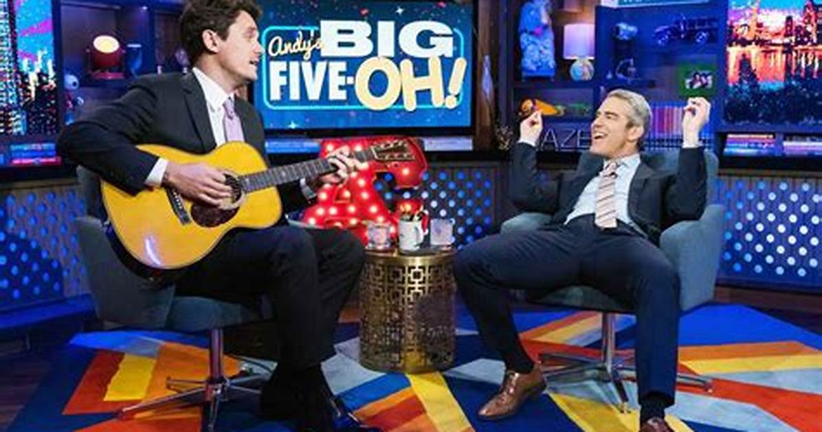 John Mayer Surprises Andy Cohen, Talks Failed a-List Romances ·