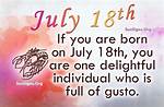 July 18 Famous Birthdays - Sunsigns. Org