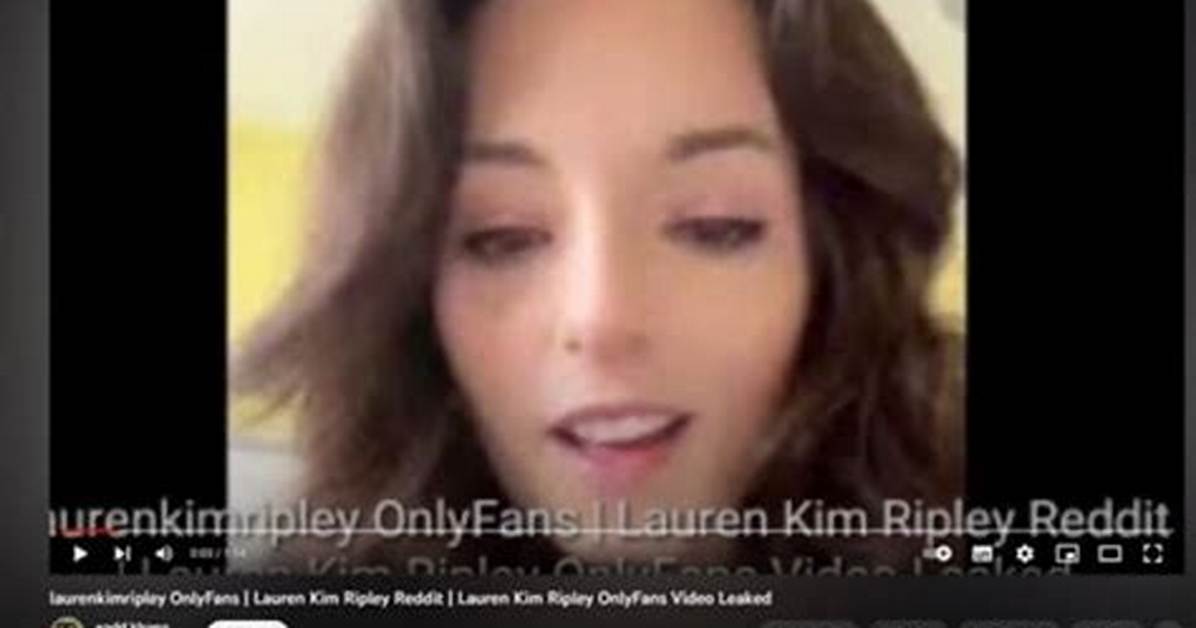 Lauren Kim Ripley Leaked Video Photo Blatant