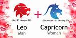 Leo Man and Capricorn Woman Love Compatibility
