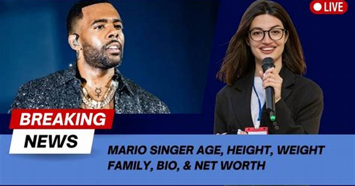 Mario (Singer) Height, Weight, Age, Girlfriends, Biography ·