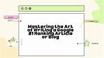Mastering the Art of Checking Google Ranking