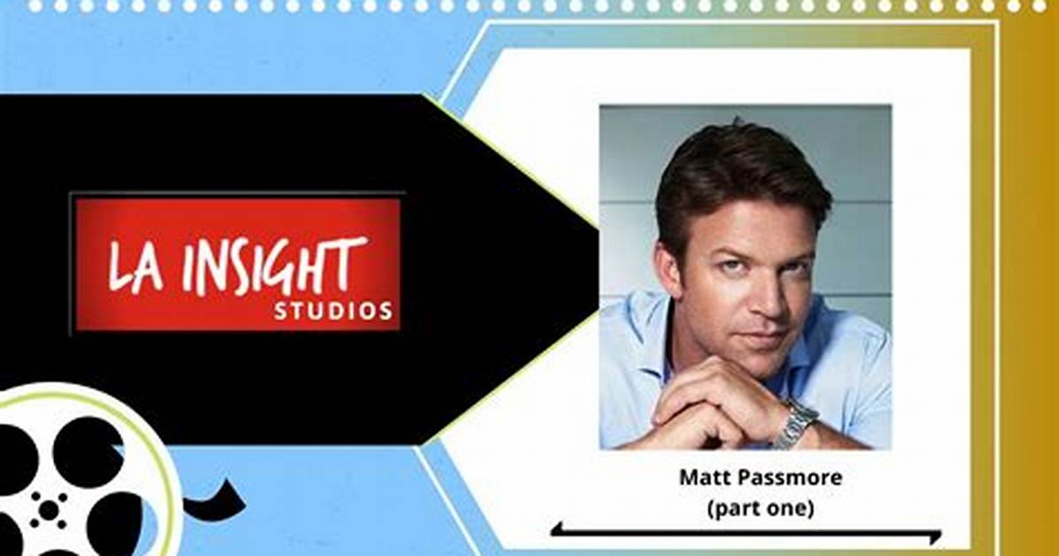 Matt Passmore: a Comprehensive Insight into His Life and Career