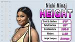 Nicki Minaj's Height, Weight, and 8