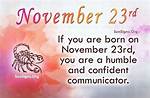 November 23 Famous Birthdays - Sunsigns. Org