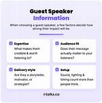 Questions to Ask Guest Speakers