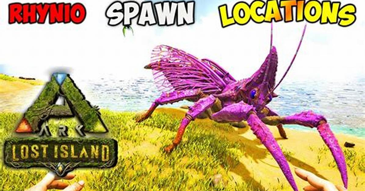 Rhyniognatha Ark Spawn Location: Where to Find Rhyniognatha Spawn Lost Locations Ark Spawn Map? Step