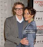 Simon Baker and His Beloved Wife