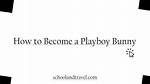 The Difference Between a Playboy Bunny and a Playboy Playmate