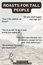 The Ultimate Guide to Tall People Insults: from "Giraffe Neck" to "Lumbering Giant"