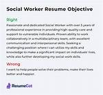 Top Social Worker Resume Objective Examples to Boost Your Resume