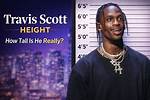 Travis Scott Height in Feet