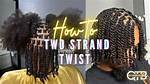 Two Strand Twist No Middle Part