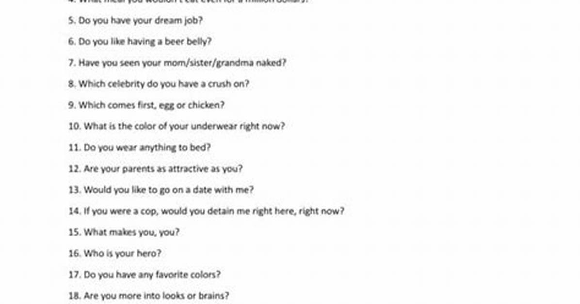 Uncover the Weirdest Questions to Ask: Engage in Intriguing Conversations