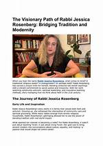Understanding Rabbi Jessica Rosenberg's Gender Journey: Identity, Faith, and Resilience