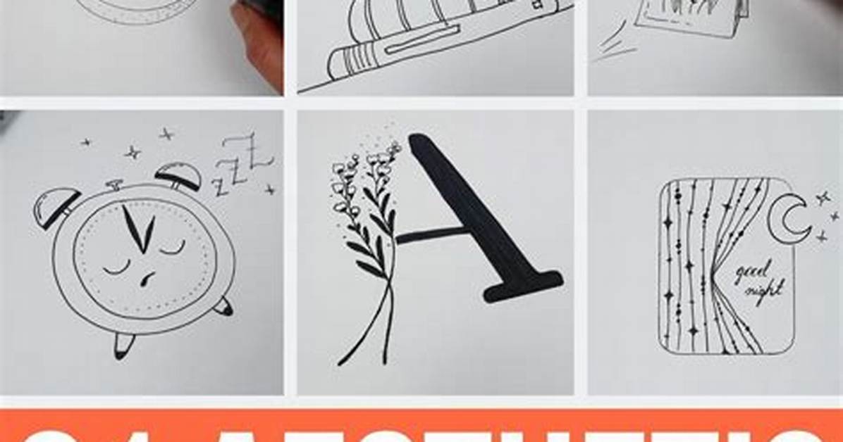 Unleash Your Creativity with Easy Aesthetic Pencil Drawings