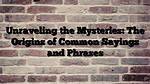 Unraveling Mysteries and Finding Insights