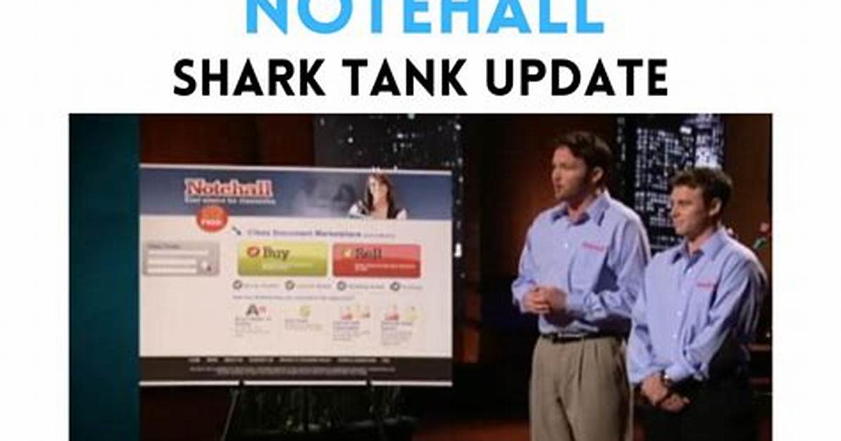 Unveiling Notehall's Shark Tank Net Worth: Astonishing Insights Revealed