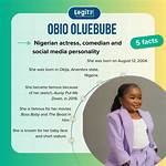 Unveiling the Age of Oluebube Obio: the Rising Star
