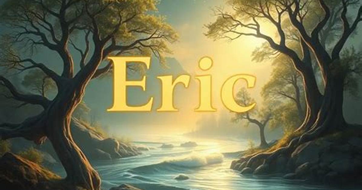 Unveiling the Mystique of Eric: the Name, the Age, and More