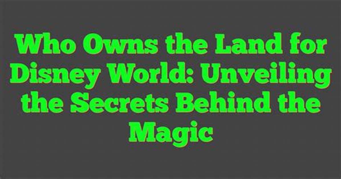 Unveiling the Secrets Behind the Disney Icon