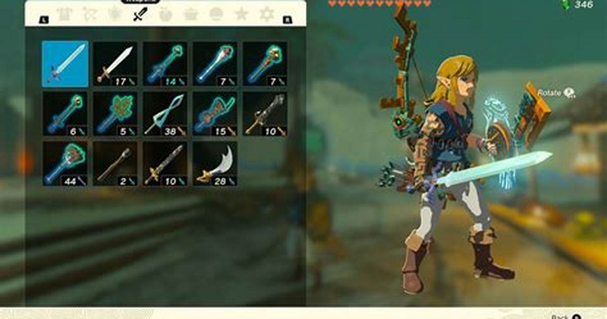 Weapons - the Legend of Zelda: a Link Between World's Guide