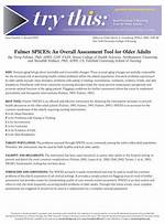 What Is the Spices Assessment Tool?