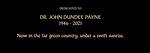 Who Is Dr John Dundee Payne Wiki Age