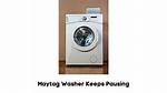 Why Does My Ge Washer Keep Pausing?